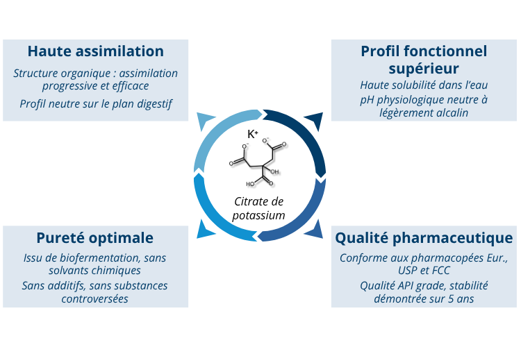 Pourquoi choisir notre citrate de potassium